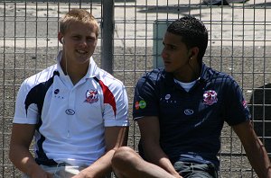 Jacob Miller & Eddy El-Zabaidieh - Roosters v Knights Matty's Cup action (Photo's : ourfootymedia)