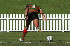 Tryone Phillips scores the 1st of his 4 tries - South Sydney v St. George Rnd 3 Mattys Cup Clash (Photo's : ourfootymedia)