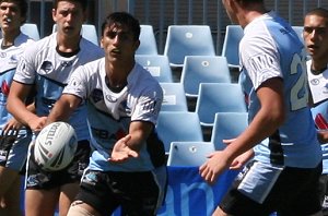 Cronulla SHARKS v Illawarra STEELERS - HAROLD MATTHEWS CUP rnd6 action (Photo's : ourfootymedia)