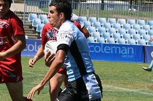 Cronulla SHARKS v Illawarra STEELERS - HAROLD MATTHEWS CUP rnd6 action (Photo's : ourfootymedia)