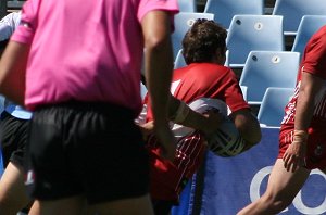 Cronulla SHARKS v Illawarra STEELERS - HAROLD MATTHEWS CUP rnd6 action (Photo's : ourfootymedia)