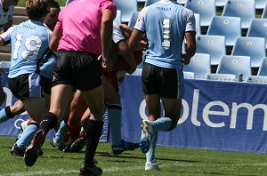 Cronulla SHARKS v Illawarra STEELERS - HAROLD MATTHEWS CUP rnd6 action (Photo's : ourfootymedia)