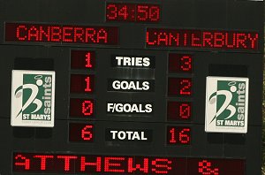 Canterbury BULLDOGS v Canberra RAIDERS SG Ball Semi Final Action (Photo's : OurFootyMedia) 