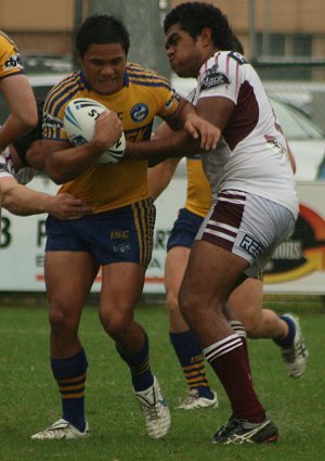 Parramatta EELS v Manly SeaEAGLES SG Ball Trial action (Photo's : OurFootyMedia) 