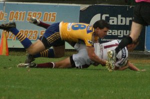 Parramatta EELS v Manly SeaEAGLES SG Ball Trial action (Photo's : OurFootyMedia) 