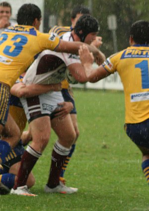 Parramatta EELS v Manly SeaEAGLES SG Ball Trial action (Photo's : OurFootyMedia) 