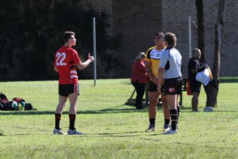 Endeavour SHS v Bass HS NSWCHS (SHS) University Shield Action (Photo : OurFootyMedia) 
