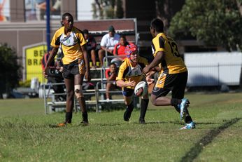 Endeavour SHS v Bass HS NSWCHS (SHS) University Shield Action (Photo : OurFootyMedia) 