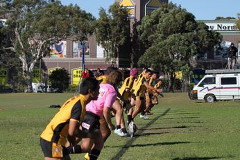 Endeavour SHS v Bass HS NSWCHS (SHS) University Shield 2nd Half Action (Photo : OurFootyMedia) 