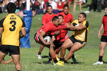 Endeavour SHS v Bass HS NSWCHS (SHS) University Shield 2nd Half Action (Photo : OurFootyMedia) 