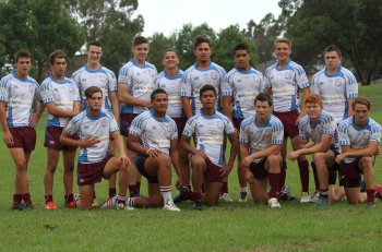 The HILLS SHS at the 2014 gio Schoolboy 9s Team Photo (Photo : steve monty / OurFootyMedia) 