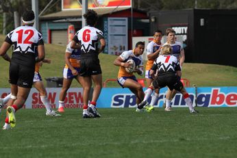 Erindale College run onto Penrith Stadium - gio Schoolboy Cup Qrt Final Action (Photo : steve monty / OurFootyTeam.Com)