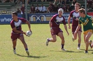 QLD gio Schoolboy Cup Semi Final action St Brendans v Wavell