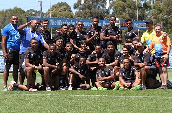 FIJI Under 16s Jaryd Hayne / Tim Mannah Cup Team Photo (Photo : steve montgomery / OurFootyMedia) 