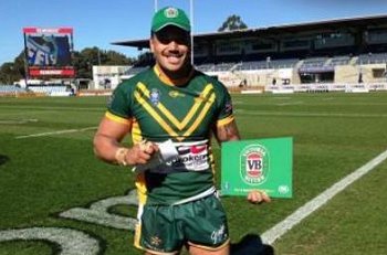 Zane Tetevano VB Man of the Match - Roos win against Wenty @ Remondis Stadium Saturday 2nd August, 2014 (PHOTO : Wyong ROOS) 