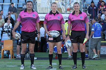 Matthew Damaso, Brett Suttor & Peter Cromie-Brown - NSW Cup Rnd 7 Referee's (Photo : steve monty / OurFootyMedia) 
