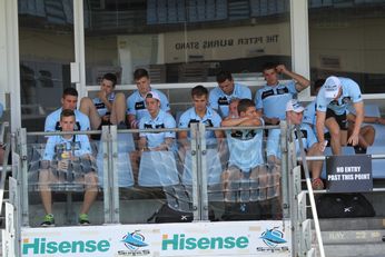 Cronulla SHARKS v Balmain TIGERS Mattys Cup Rnd 2 @ Shark Park ACTION (Photo : steve monty / OurFootyMedia) 