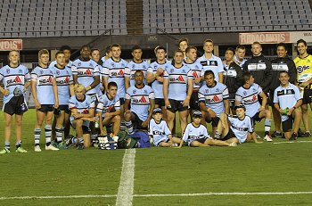 Cronulla Sharks Harold Matthews Cup Rnd 4 v ROOSTERS Team Photo (Photo : steve monty / OurFootyMedia)