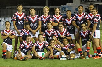 Sydney ROOSTERS Harold Matthews Cup Rnd 4 v Sharks Team Photo (Photo : steve monty / OurFootyMedia) 