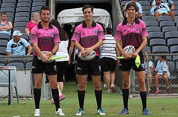 Mitchell Fing, Patrick Mackay & Stephen Bourke - SG Ball Cup Rnd 5 Referee's (Photo : steve monty / OurFootyMedia) 