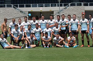 Cronulla Sharks SG Ball Cup trial v MAGPIES Squad Team Photo (Photo : steve monty / OurFootyMedia) 