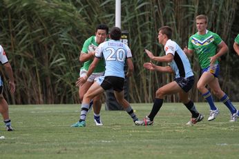 Cronulla SHARKS v Canberra RAIDERS SG Ball Cup Trial Action (Photo : Steve Monty / OurFootyMedia) 