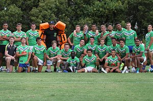 Canberra Raiders SG Ball Cup trial v Sharks squad team photo (Photo : steve monty / OurFootyMedia) 
