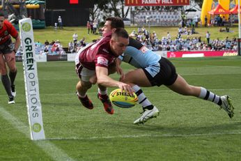 Mitch Thomas dives in for a great Manly SeaEagles try - U20s Holden Cup Rnd 24 v Sharks Team Photo (Photo : steve Montgomery / OurFootyTeam.com) 
