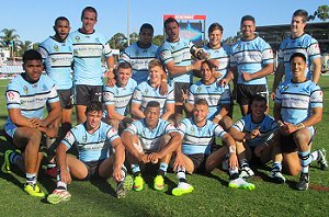 Cronulla Sutherland Sharks u20s Holden Cup team after smashing the TITANS in Rnd 4 @ Shark Park (Photo : steve monty / OurFootyTeam.com) 