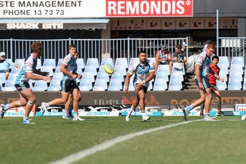 Dwayne Ashby unloads against Cronulla Sutherland Sharks u20s Holden Cup in Rnd 4 @ Shark Park (Photo : steve montgomery / OurFootyTeam.com) 