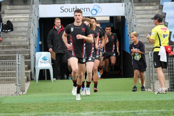 Curtis Scott leads Endeavour SHS v Illawarra SHS - gio Schoolboy Cup Rnd 1 Action (Photo : steve montgomery / OurFootyTeam.Com)