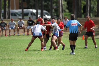 2015 CHS University Shield GAME Action - The HILLS SHS v Endeavour SHS (Photo : steve montgomery / OurFootyTeam.com) 