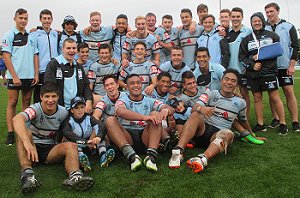 Cronulla Sutherland SHARKS Harold Matthews Cup Preliminary Final WINNING team photo (Photo : steve montgomery / OurFootyTeam.com) 