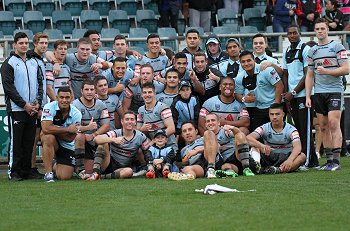 Cronulla - Sutherland Sharks Preliminary Final WINNING SG Ball Cup Team Photo (Photo : steve montgomery / OurFootyTeam.com)