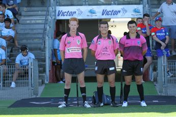 Referee's Cronulla SHARKS v Newcastle Knights Mattys Cup Trial (Photo : steve monty / OurFootyTeam.com)l (Photo : steve monty / OurFootyTeam.com)