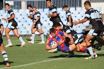 Cronulla SHARKS v Newcastle Knights SG Ball Cup Trial 2nd Half (Photo : steve monty / OurFootyTeam.com)