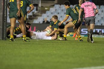 Australian Schoolboys v England Academy 2nd Test - 1st Half Action (Photo : steve montgomery / OurFootyTeam.com) 