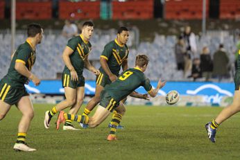 Australian Schoolboys and the England Academy 2nd Test - team photo (Photo : steve montgomery / OurFootyTeam.com) 