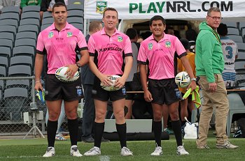 Michael Karam, Michael Smaill & Joel Manu - gio Schoolboy Cup NSW GRAND FINAL Referee's @ Shark Park (Photo : steve montgomery / OurFootyTeam.com) 