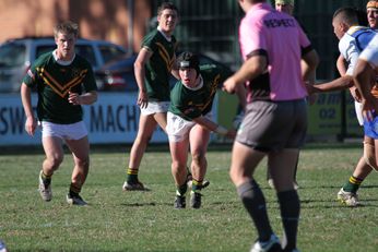 Patrician Brothers Catholic College v FARRER Memorial AG High School - gio Schoolboy Cup Semi Final Action (Photo : steve montgomery / OurFootyTeam.com) 
