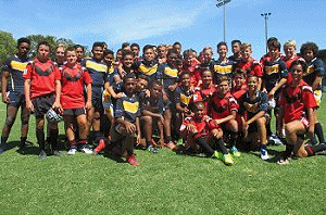 The NSWCHS Sports High School's Chase Stanley Cup (u15s) & Michael Buetther Shield (u13s) competitions kicked off today at Cabramatta Sports (Photo : steve montgomery / OurFootyTeam.com)