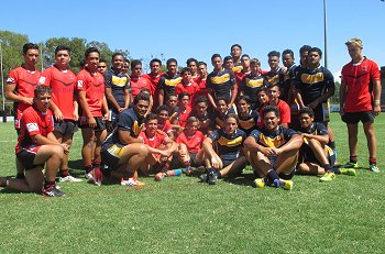 Westfields SHS and Endeavour SHS u15s Chase Stanley Cup Team Photo (Photo : steve montgomeryy / OurFootyMedia) 