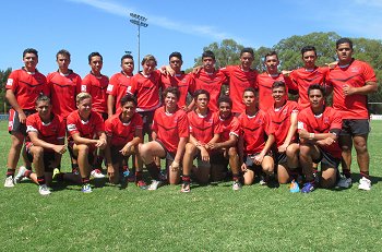WESTFIELDS SHS u15s Chase Stanley Cup Team Photo (Photo : steve montgomeryy / OurFootyMedia) 