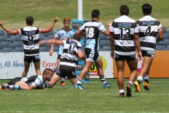 2016 NSWRL SG Ball Cup 2016 Rnd 1 Western Suburbs Magpies v Cronulla Sharks 1st Half Action (Photo : steve montgomery / OurFootyTeam.com)