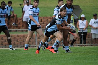 Blayke Brailey on the attack Penrith Panthers v Cronulla Sharks SG Ball Cup Rnd 3 - 1st Half Action (Photo : steve montgomery / OurFootyTeam.com)