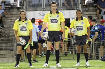 Ben McMurray, Mitchell Currie & Joel Mani - NSWRL SG Ball Cup - Rnd 5 Referee's (Photo : steve montgomery / OurFootyTeam.com)