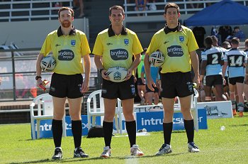 Dean Tyler, Clayton Willis and Charlie Suters - NSWRL SG Ball Cup - Rnd 8 Referee's (Photo : steve montgomery / OurFootyTeam.com)