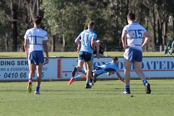 Bronson Xerri try - NSW CCC v NSW CHS Aussie Schoolboy Champs Day 1 Action (Photo : Steve Montgomery / OurFootyTeam.Com)