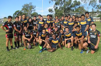 Westfields and Endeavour SHS u15's Chase Stanley Cup Team Photo (Photo : Steve Montgomery / OurFootyTeam.com)