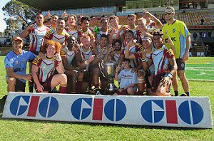 Keebra Park have taken revenge for last years last minute loss to defeat rivals Westfields SHS in this years National gio Schoolboy Cup Championships at Leichhardt Oval this Arvo 